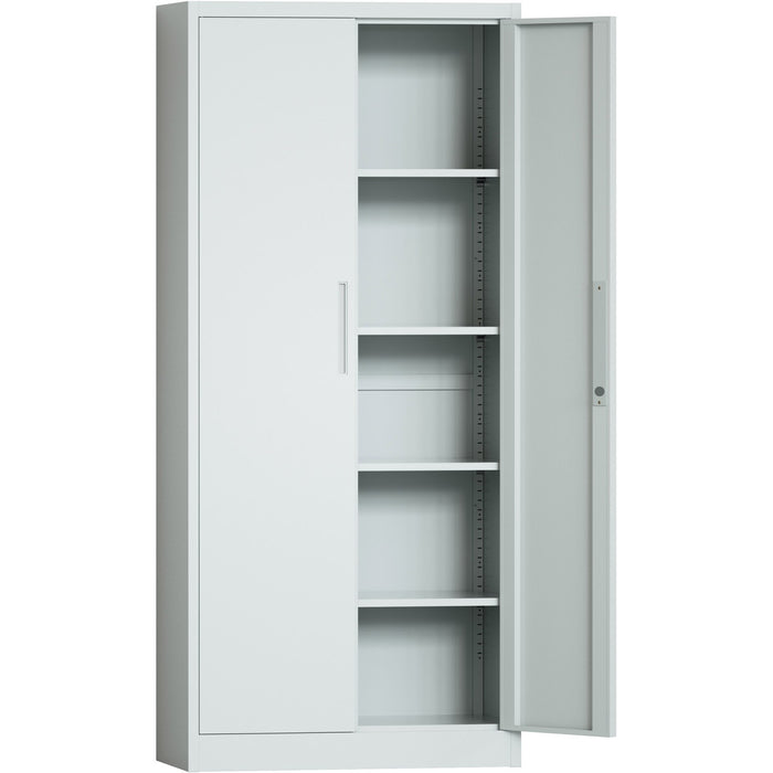 B GRADE Professional Metal Storage Cabinet 2 doors 900x400x1800mm Lock 4 adjustable shelves Light Grey |  MXFC14LIGHTGREY B GRADE