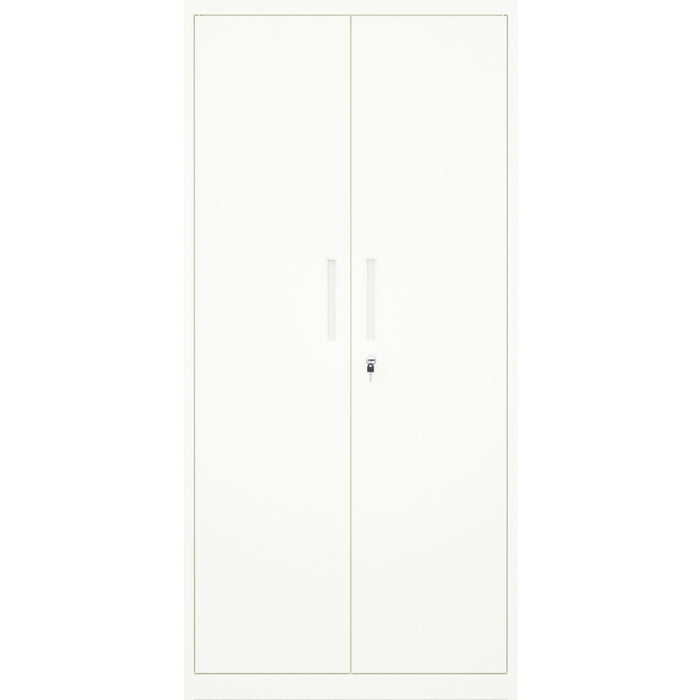 B GRADE Professional Metal Storage Cabinet 2 doors 900x400x1800mm Lock 4 adjustable shelves White |  MXFC14WHITE B  GRADE