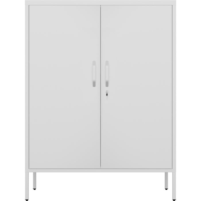 B GRADE Professional Metal Storage Cabinet 2 doors 800x380x1000mm 2 adjustable shelves White |  MXHSC002WHITE B GRADE