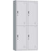 Commercial 4 Door Locker 760x450x1850mm White | Myl04 White Makfry
