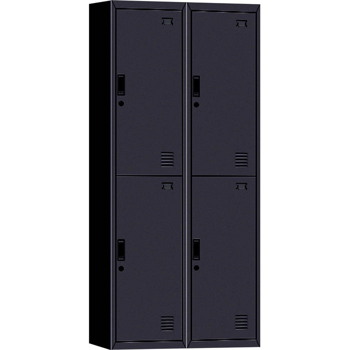 Commercial 4 Door Locker 760x450x1850mm Black | Myl04 Black Makfry