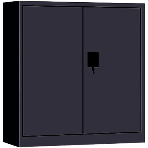 Commercial Metal Black Storage Cabinet Lockable 900x400x900mm |  MYOC04BLACK Makfry