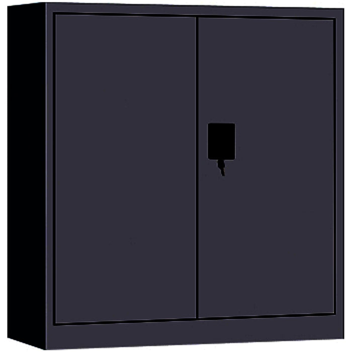 B GRADE Commercial Metal Black Storage Cabinet Lockable 900x400x900mm |  MYOC04BLACK B GRADE