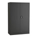 B GRADE Commercial Metal Black Storage Cabinet 2 Shelves 2 Door Lockable 900x400x1400mm |  MYOC05BLACK B GRADE Makfry