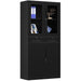 Commercial Steel Cabinet 4 Door 2 Drawer 900x400x1850mm Black |  Mysc09 Makfry