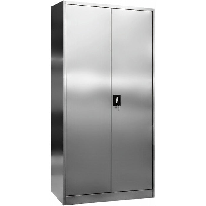 Commercial Stainless Steel Cabinet 4 Shelves 2 Door 900x400x1800mm | Myslc04 Makfry
