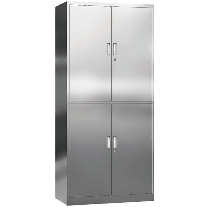 B GRADE Commercial Stainless Steel Cabinet 4 Doors 900x400x1800mm |  MYSLC05 B GRADE