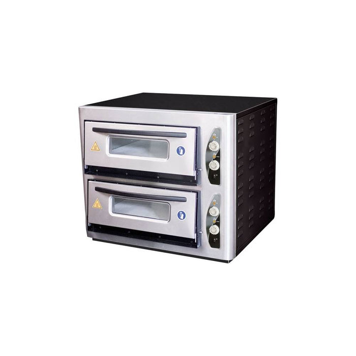 Pizza Oven - Double Deck - Electric - Single or Three Phase - 61.5x61.5 cm