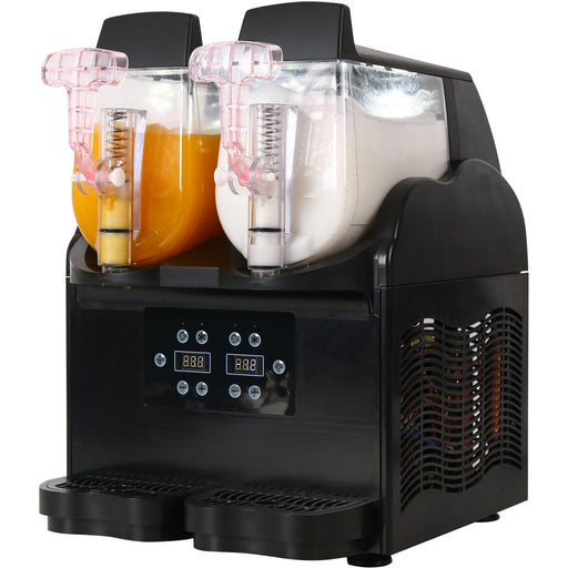 Commercial Slush Machine 2 X 2 Litres Digital 370x330x430mm | Nano3 Lx2 Makfry