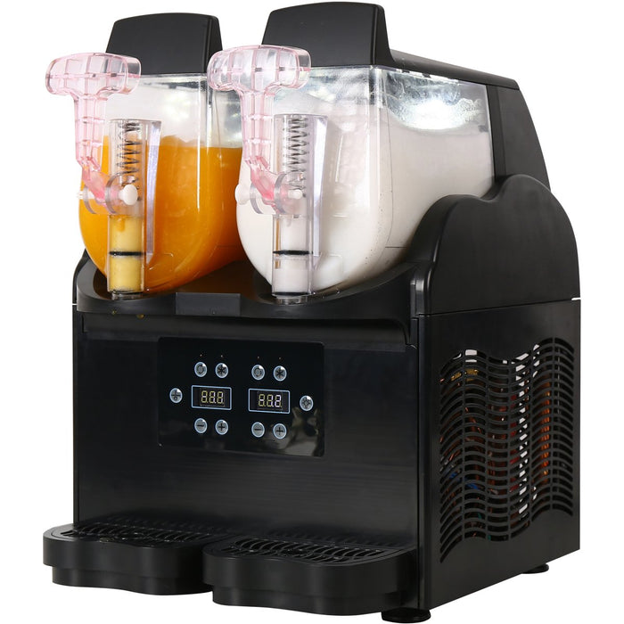 Commercial Slush Machine 2 X 2 Litres Digital 370x330x430mm | Nano3 Lx2 Makfry
