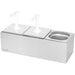 Commercial 3 x 2.5 litre Pump Condiment/Sauce Dispenser GN1/6 |  NHGN163 Makfry