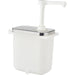 Commercial Condiment/Sauce Pump Dispenser 2x2 litre Stainless steel |  NHP002 Makfry