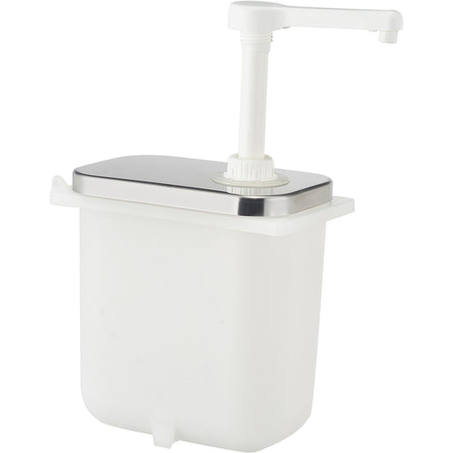 Commercial Condiment/Sauce Pump Dispenser 3x2 litre Stainless steel |  NHP003 Makfry