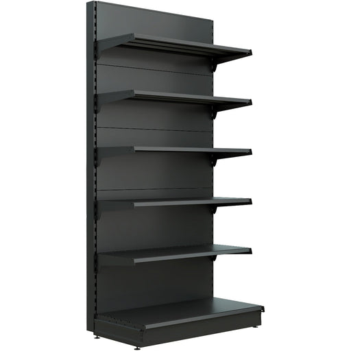 Retail Wall Shelving Add On Unit Black| Nsreu11 Black100 Add Makfry