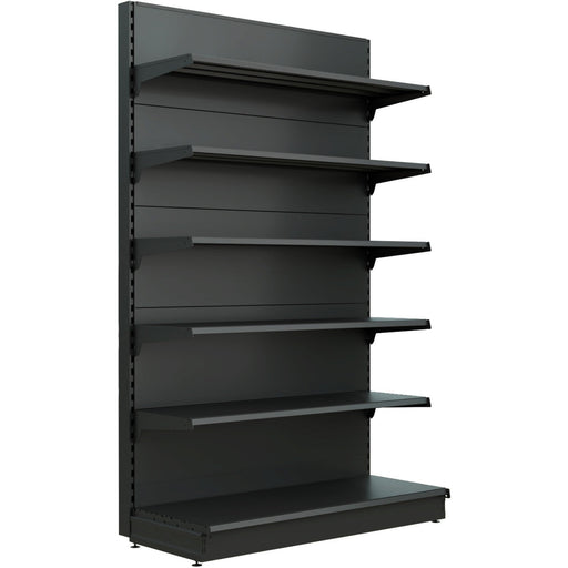 Retail Wall Shelving Add On Unit Black | Nsreu11 Black125 Add Makfry