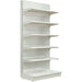 Retail Wall Shelving Add On Unit White | Nsreu11 White100 Add Makfry