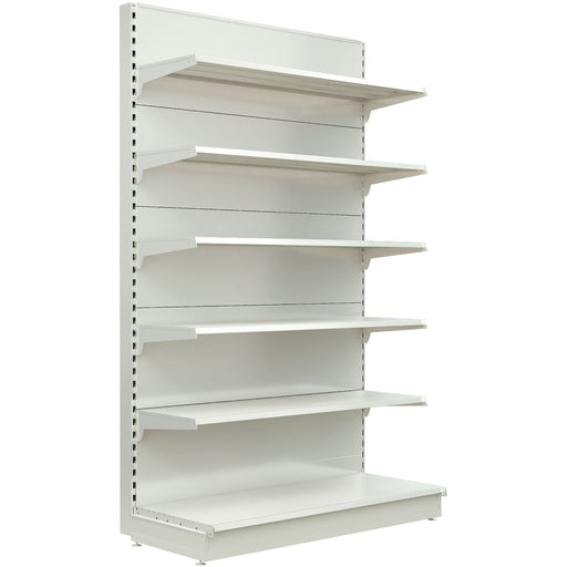 Retail Wall Shelving Add On Unit White | Nsreu11 White125 Add Makfry