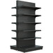 Retail Gondola Shelving Unit Black| Nsreu12 Blackdouble Makfry