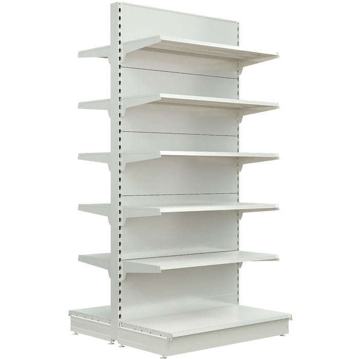 Retail Gondola Shelving Unit White | Nsreu12 Whitedouble Makfry