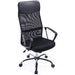 Mesh & Leather Office Chair Black |  OC014 Makfry