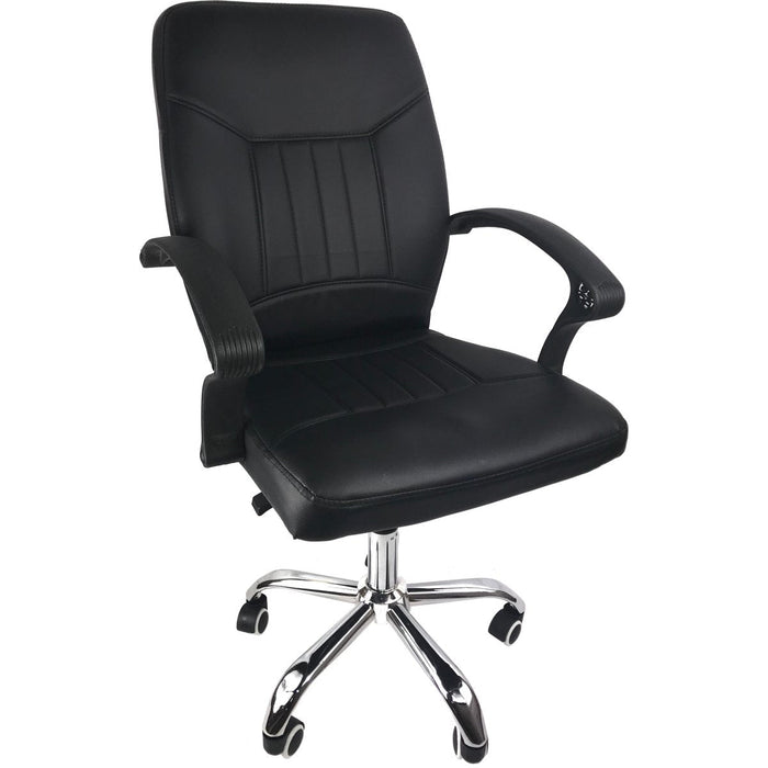 Leather Office Executive Chair Black |  OC029 Makfry