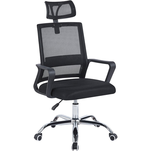 Mesh Office Chair with Headrest Black |  OC203 Makfry