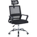 Mesh Office Chair with Headrest Black |  OC203 Makfry