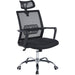 Mesh Office Chair with Headrest Black |  OC2071 Makfry