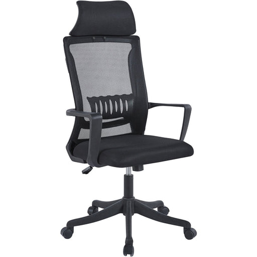 Mesh Office Chair with Headrest Black |  OC2521 Makfry