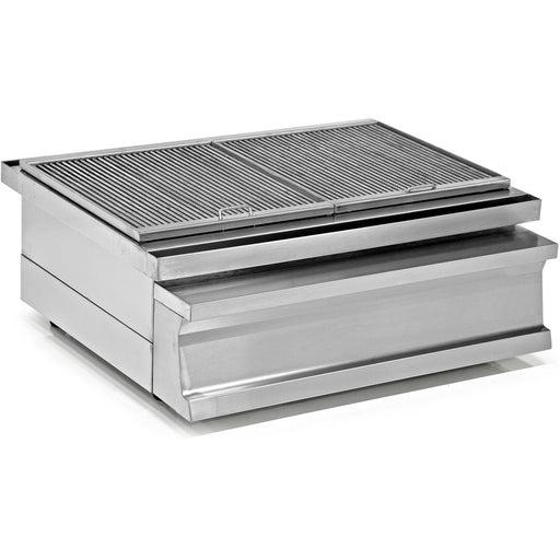 Professional Stainless Steel Charcoal Grill With Firebrick &Amp; Ash Drawer 800x730x290mm | Ock010 K Makfry