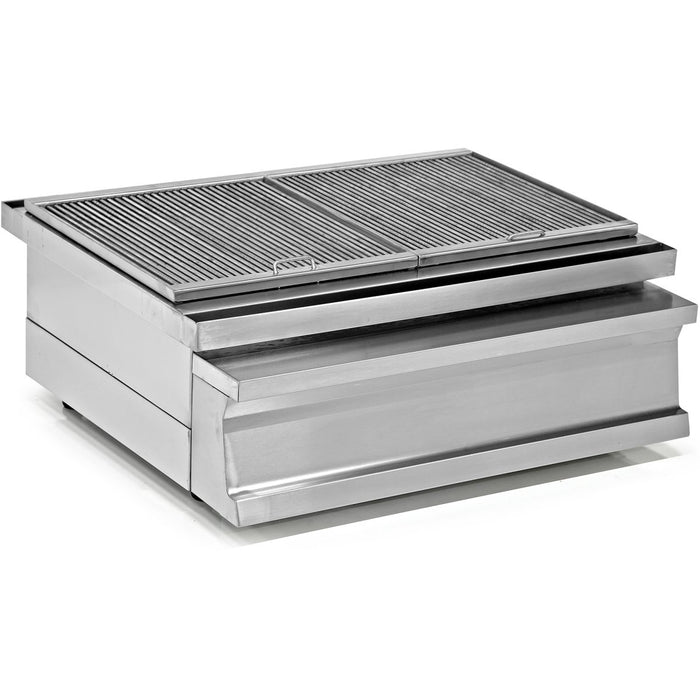 B GRADE Professional Stainless steel Charcoal Grill with Firebrick & Ash drawer 800x730x290mm |  OCK010K B GRADE