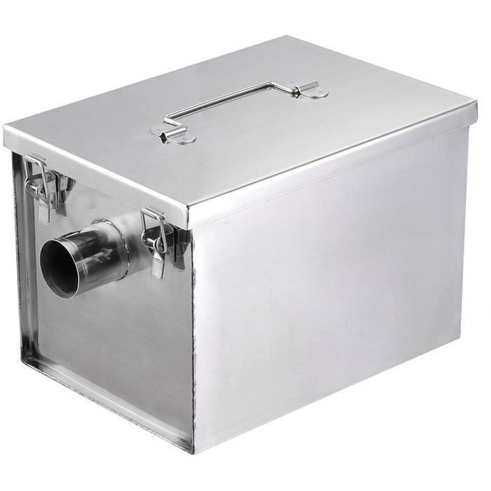 Grease trap Fat separator EN1825-1 certified Stainless steel 15 litres |  OS4 Makfry