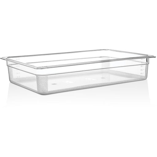 Polycarbonate Gastronorm Pan GN1/1 Depth 100mm Clear |  P8114 Makfry