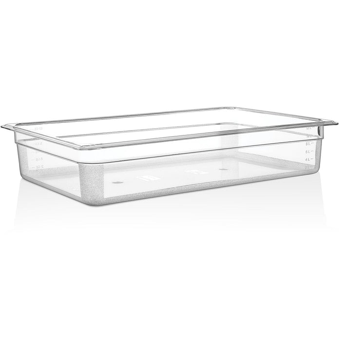 Polycarbonate Gastronorm Pan GN1/1 Depth 100mm Clear |  P8114 Makfry