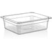 Polycarbonate Gastronorm Pan GN1/2 Depth 100mm Clear |  P8124 Makfry