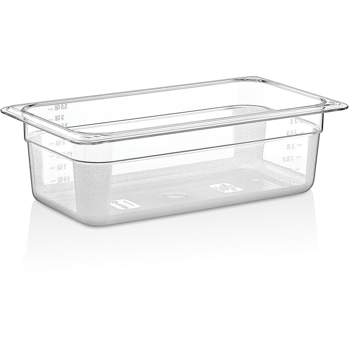 Polycarbonate Gastronorm Pan GN1/3 Depth 100mm Clear |  P8134 Makfry