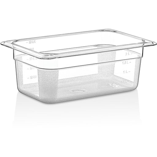 Polycarbonate Gastronorm Pan GN1/4 Depth 150mm Clear |  P8146 Makfry