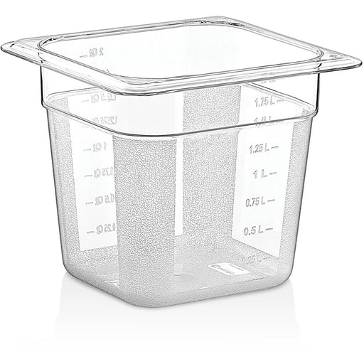 Polycarbonate Gastronorm Pan GN1/6 Depth 150mm Clear |  P8166 Makfry