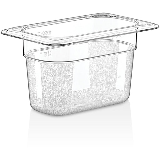 Polycarbonate Gastronorm Pan GN1/9 Depth 100mm Clear |  P8194 Makfry