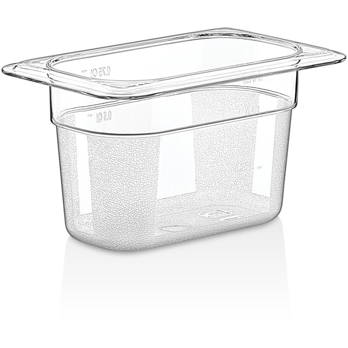 Polycarbonate Gastronorm Pan GN1/9 Depth 100mm Clear |  P8194 Makfry