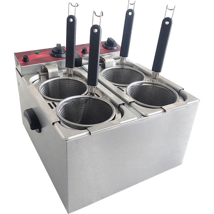 Commercial Pasta boiler Electric 4 baskets 3kW Table top |  PC2G