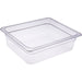 Heavy duty Polycarbonate Gastronorm Pan GN1/2 Depth 100mm Clear 5 litres |  PCPAN12100 Makfry