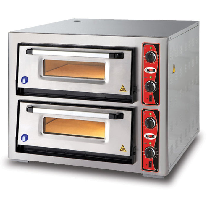Electric Pizza Oven 2 chambers 620x920mm Capacity 6+6 pizzas at 12" 230V/1 phase |  PF6292DE