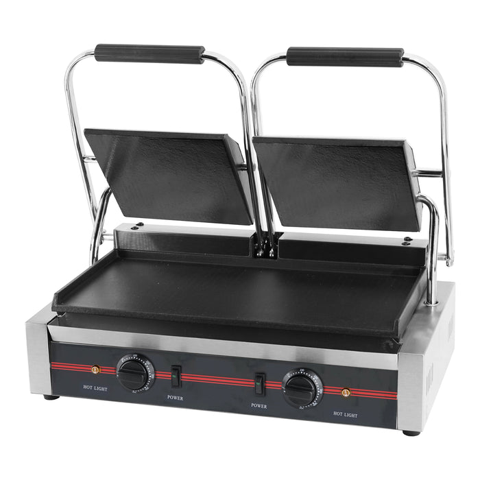 Infernus Upper/Lower Smooth 2 x Single Panini Grill