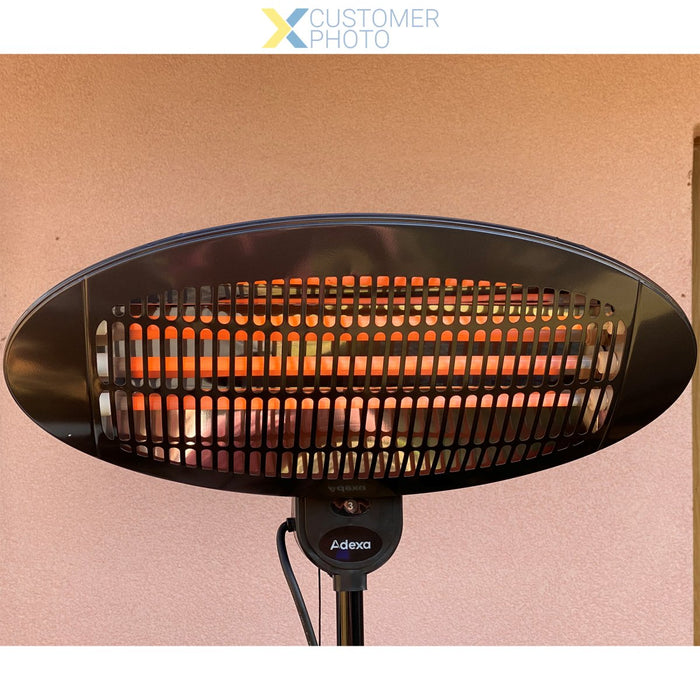 FREE GIFT Infrared Patio Heater Floor standing 2kW PNH2000DI