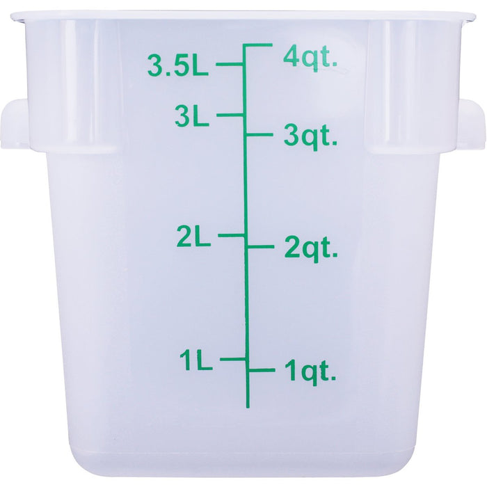Food Storage Container 3.8 Litre Polypropylene |  PPFSC4 Makfry