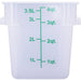 Food Storage Container 3.8 Litre Polypropylene |  PPFSC4 Makfry