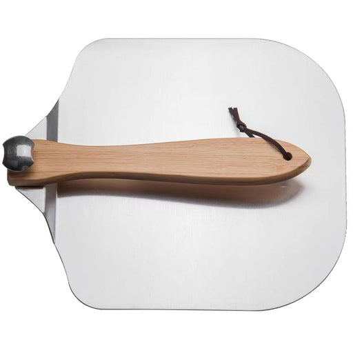 12" Pizza Peel Square Folding Wooden handle Aluminium |  PRX12 Makfry