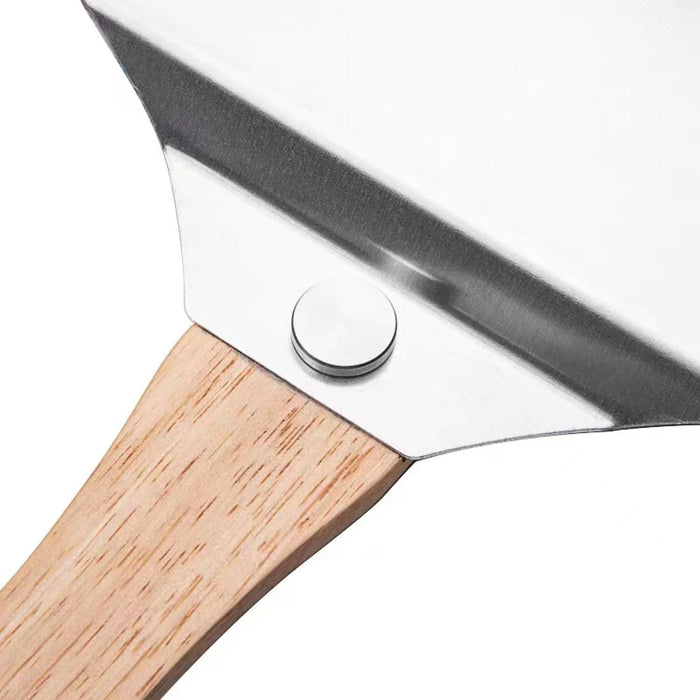 12" Pizza Peel Square Folding Wooden handle Aluminium |  PRX12 Makfry