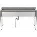 Commercial Pot Wash Sink Stainless Steel 1 Bowl Splashback 2000x700x900mm Square Legs | Psa20070 Makfry
